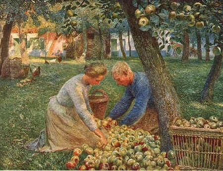 Emile Claus Orchard in Flanders oil painting image